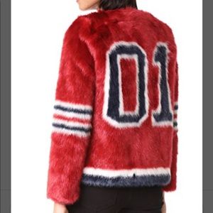 NWT!  MOTHER boxy faux fur jacket